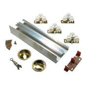 134F602D Heavy-Duty 2 Door Bypass Hardware Set with 60" Track for 1-3/4" Door