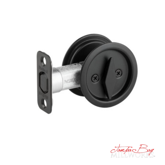 DOOR HARDWARE: Kwikset 335-514 (Matt Black) Privacy