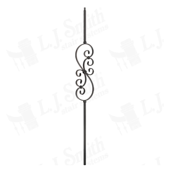 STAIR-PART:LIH-HOL501 44" Iron Small Scrol