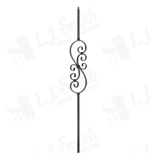 STAIR-PART:LIH-HOL501 44" Iron Small Scrol