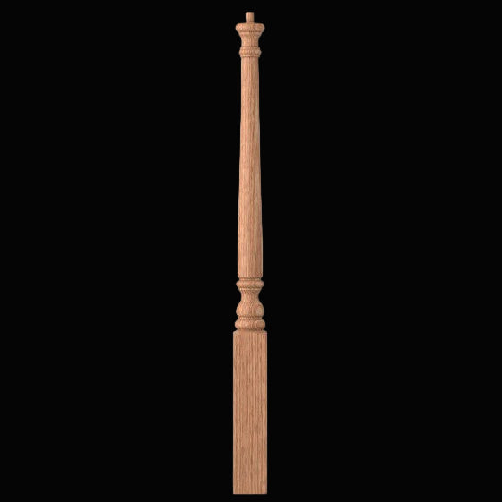STAIR-PART: LJ-4010-O Short Util Newel 48"