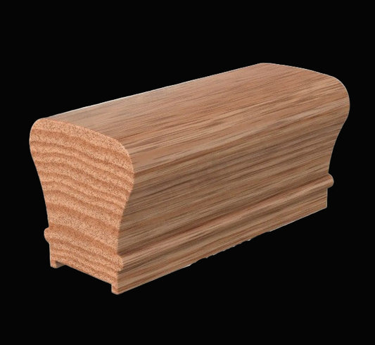 STAIR-PART: LJ-6010 Oak Plowed Rail