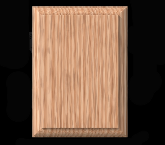 STAIR-PART:C-7318 Rect. Rosette 4-1/4 x 6