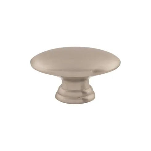 Flat Oval Knob 1-1/2 INCH - Nouveau Collection