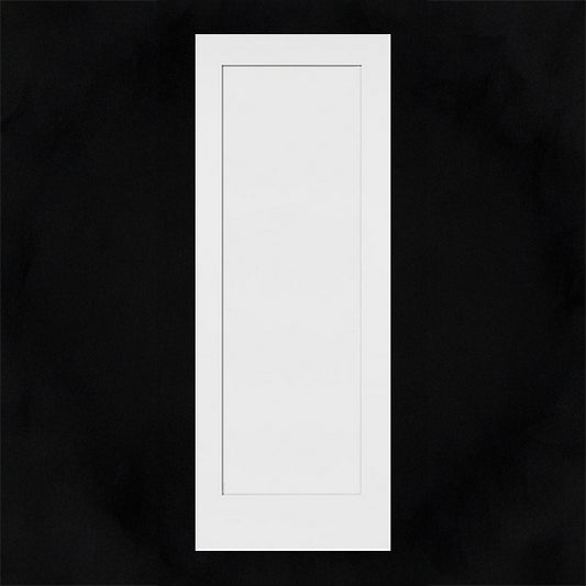 Slab:Madison 1-Panel Smooth Shaker Style Sticking Solid Core Slab 1 3/4" 20min Fire Rated