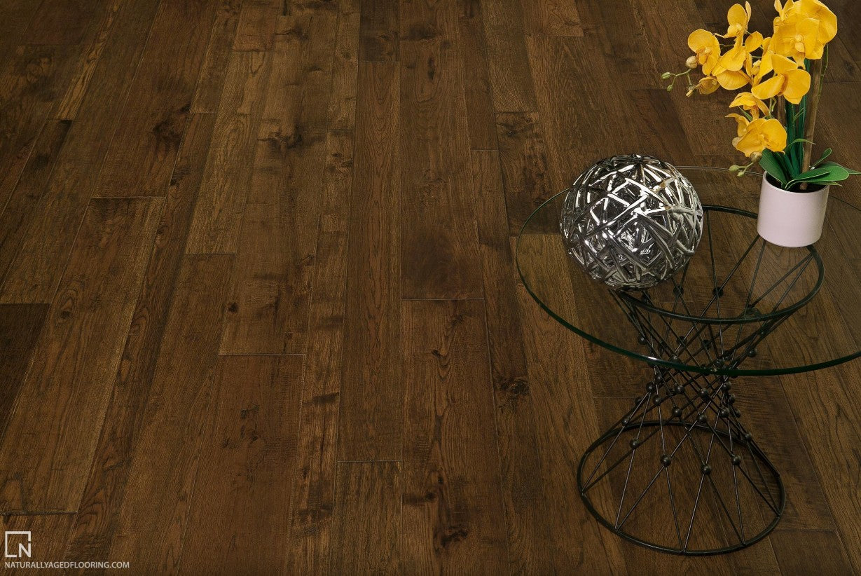 Flooring: MARSALA Engineered Hardwood Medallion Collection by Naturally Aged Flooring *add 1 handling fee to order