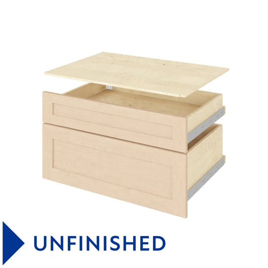 Hardware Resources: Double Oven cabinet Additional Drawer Kit - Catalina - Unfinished