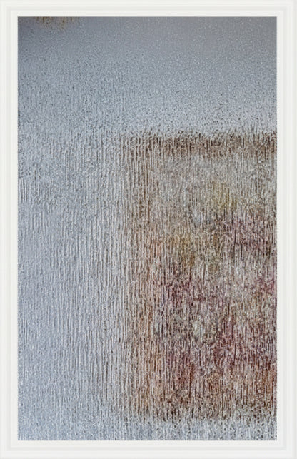 Door Glass Insert: Rain Textured Non Impact Flat-Frame