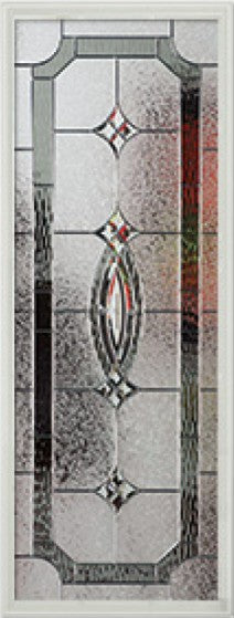 Door Glass Insert: Royal Decorative Glass with Zinc Caming Impact Rated