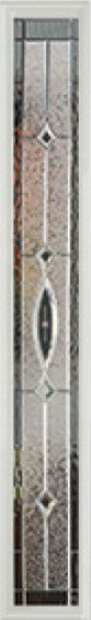 Door Glass Insert: Royal Decorative Glass with Zinc Caming Non-Impact