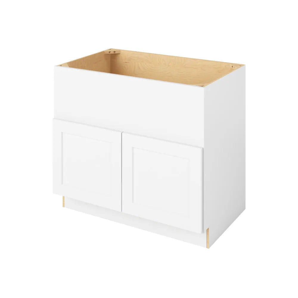 Hardware Resources: 39" Sink Base Farm 2 Doors - Polar White