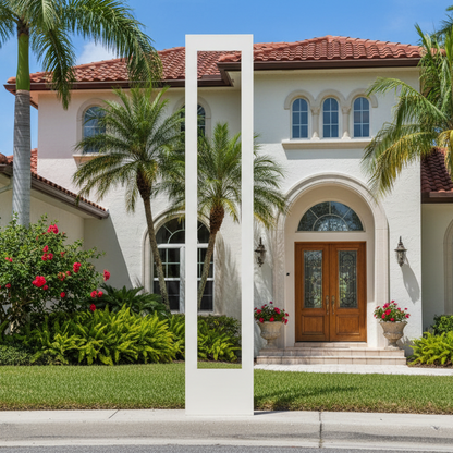 SLAB: Fiberglass Smooth Sidelite Flush w/cutout 7"x64"SLS00/SLS0080 (unfinished)