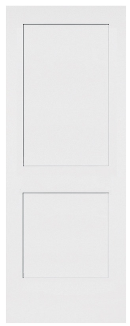 Slab:Monroe 2-Panel Smooth Monroe Solid Core Slab 1 3/4" 20 min Fire Rated