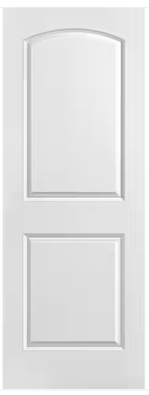 SLab:Caiman 2-Panel Roundtop Raised Smooth Solid Core Slab 1 3/4" 20-Min Fire Rated