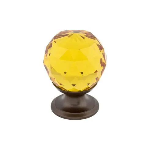 Amber Crystal Knob - Additions Collection