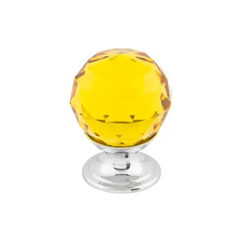 Amber Crystal Knob - Additions Collection