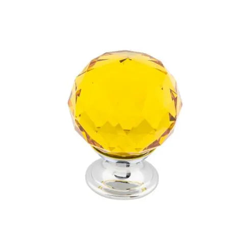 Amber Crystal Knob - Additions Collection