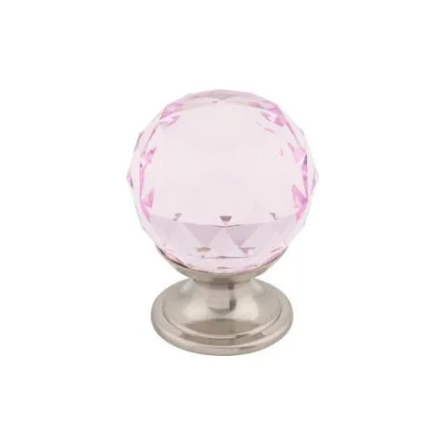 Pink Crystal Knob - Additions Collection
