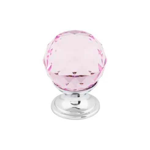 Pink Crystal Knob - Additions Collection