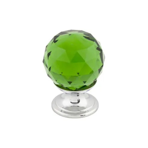 Green Crystal Knob - Additions Collection