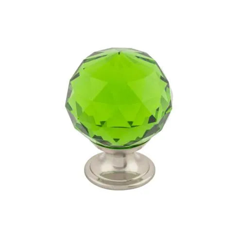 Green Crystal Knob - Additions Collection