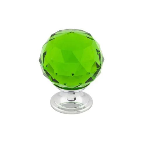 Green Crystal Knob - Additions Collection