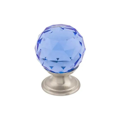 Blue Crystal Knob - Additions Collection