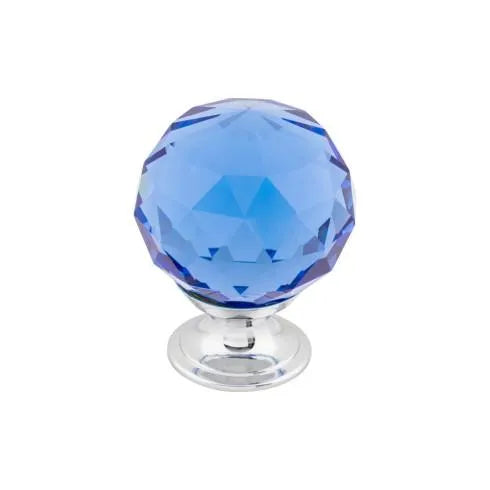 Blue Crystal Knob - Additions Collection