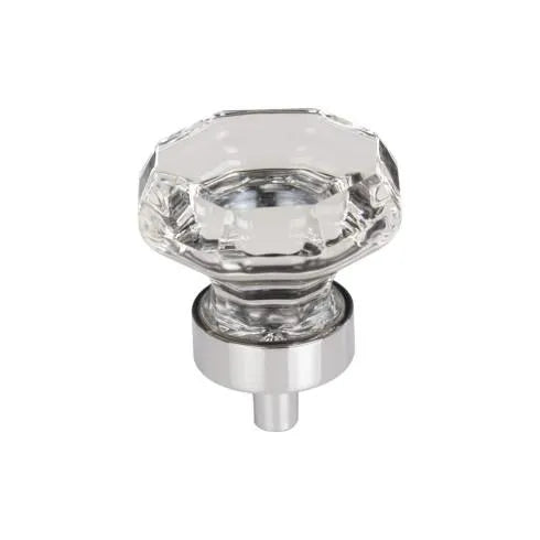 Clear Octagon Crystal Knob - Additions Collection