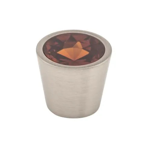 Wine Crystal Center Knob - Additions Collection