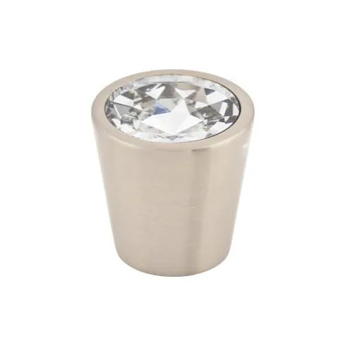 Clear Crystal Center Knob - Additions Collection