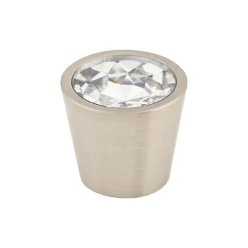 Clear Crystal Center Knob - Additions Collection