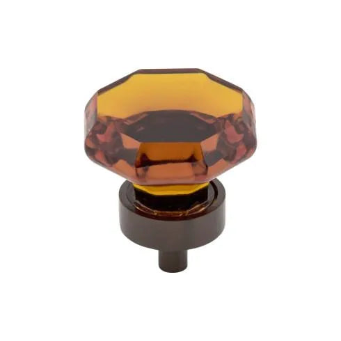 Wine Octagon Crystal Knob - Additions Collection