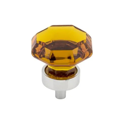 Wine Octagon Crystal Knob - Additions Collection
