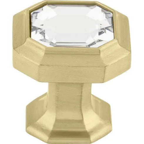 Crystal Emerald Knob 1-1/8 INCH- Chareau® Collection