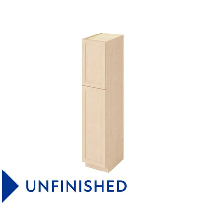 Hardware Resources: 18" x 84" Utility Pantry, 2 Doors, 8 Shelves - Unfinished