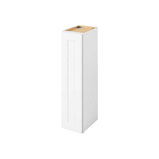 Hardware Resources: 9" x 36" Wall Cabinet, 1 Door, 2 Shelves - Polar White