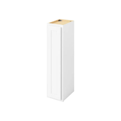 Hardware Resources: 9" x 36" Wall Cabinet, 1 Door, 2 Shelves - Polar White