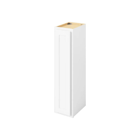 Hardware Resources: 9" x 36" Wall Cabinet, 1 Door, 2 Shelves - Polar White