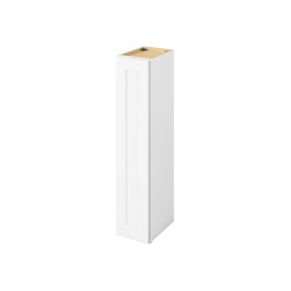 Hardware Resources: 9" x 42" Wall Cabinet, 1 Door, 3 Shelves - Polar White