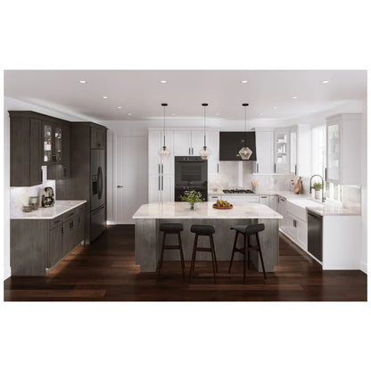 Hardware Resources: 33" x 30" Wall Cabinet, 2 Doors, 2 Shelves - Polar White