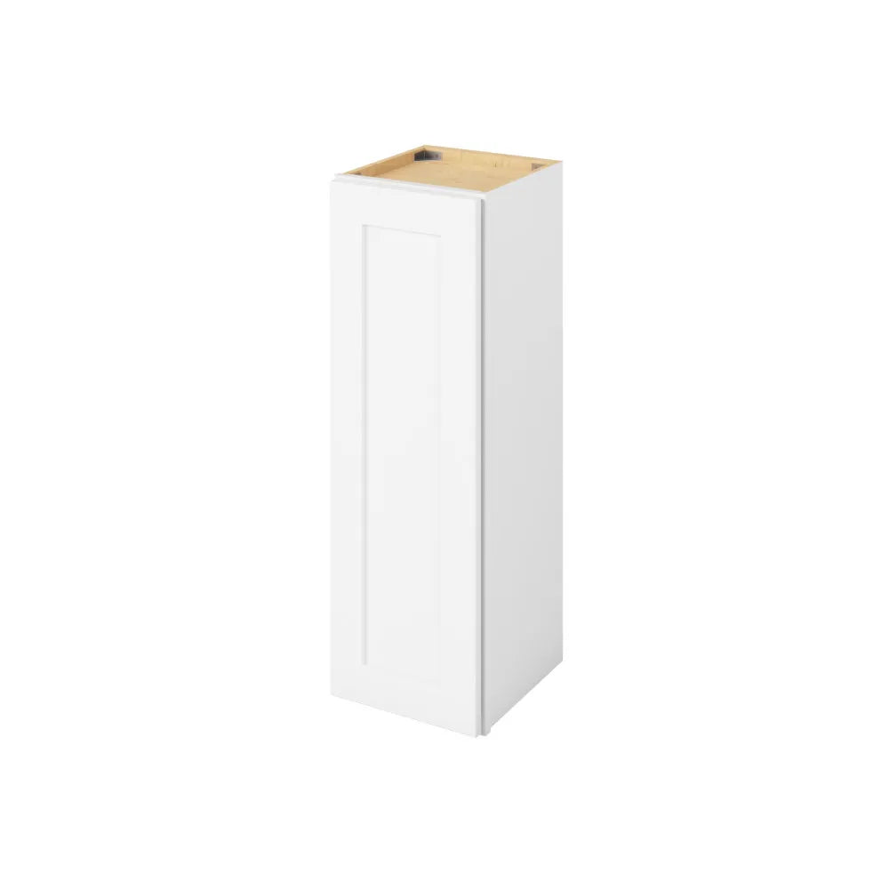 Hardware Resources: 12" x 36" Wall Cabinet, 1 Door, 2 Shelves - Polar White