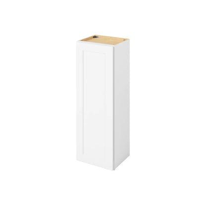 Hardware Resources: 15" x 42" Wall Cabinet, 1 Door, 3 Shelves - Polar White