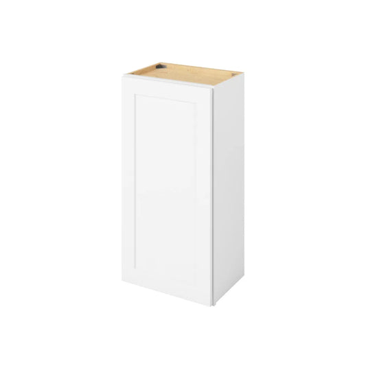 Hardware Resources: 18" x 36" Wall Cabinet, 1 Door, 2 Shelves - Polar White