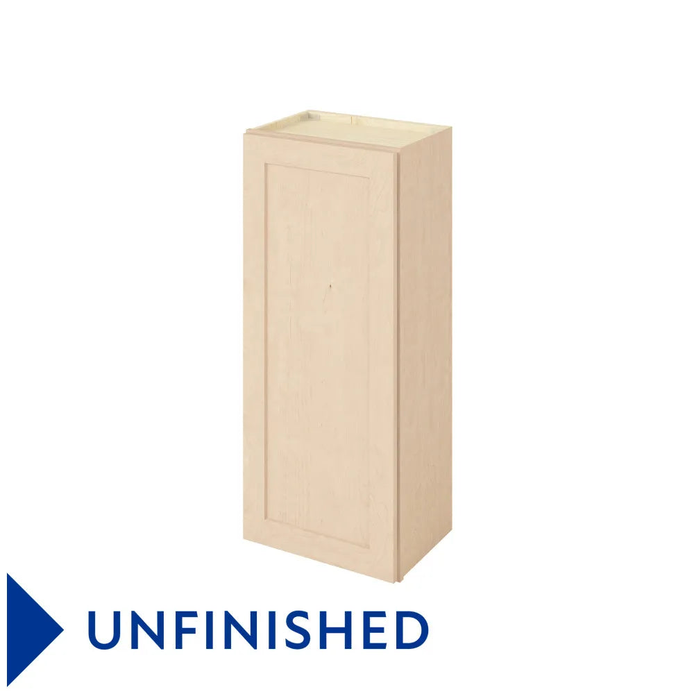 Hardware Resources: 18" x 42" Wall Cabinet, 1 Door, 3 Shelves - Unfinished