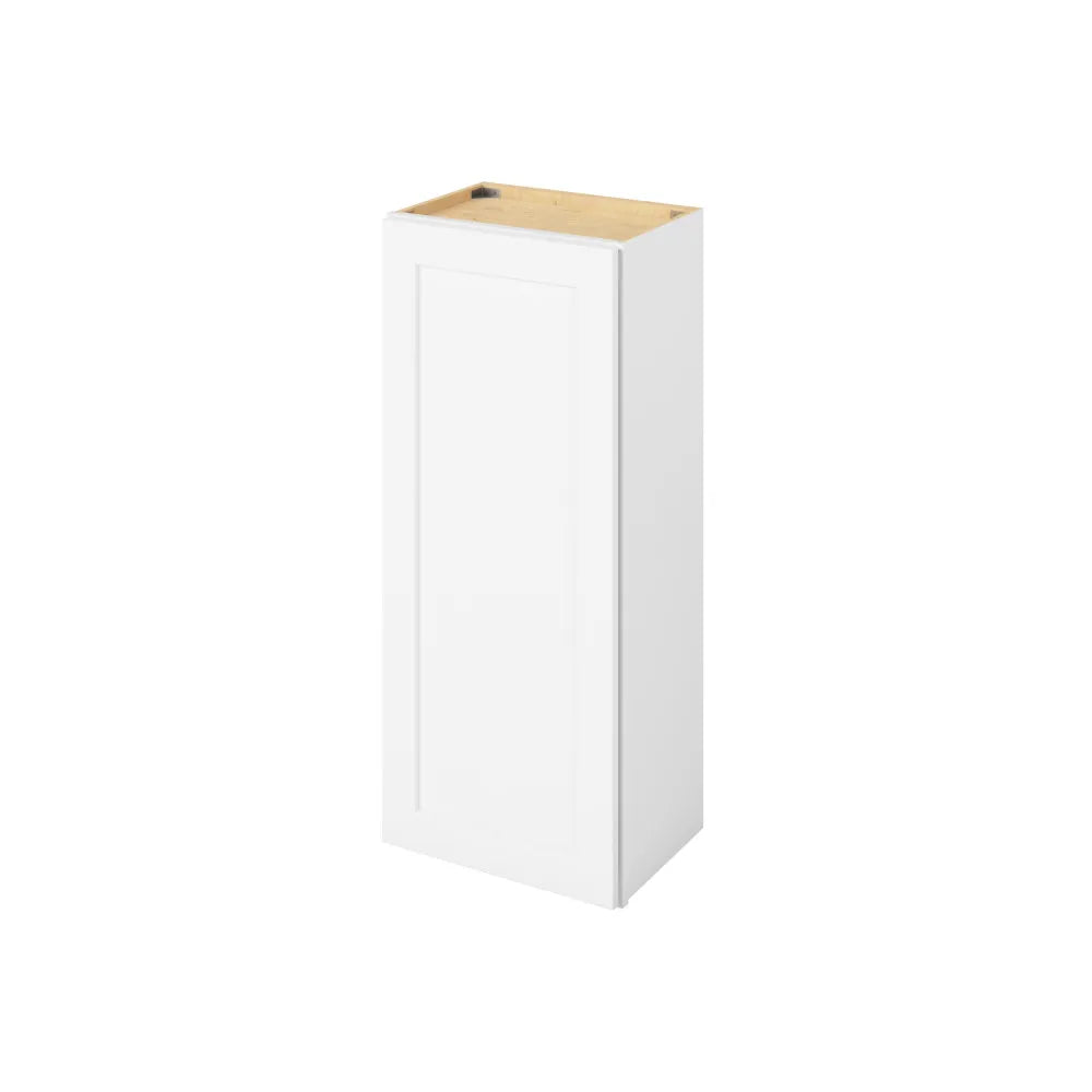 Hardware Resources: 18" x 42" Wall Cabinet, 1 Door, 3 Shelves - Polar White