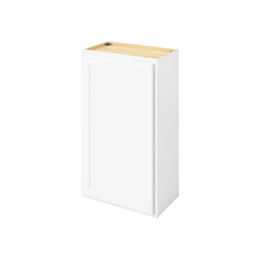 Hardware Resources: 21" x 36" Wall Cabinet, 1 Door, 2 Shelves - Polar White