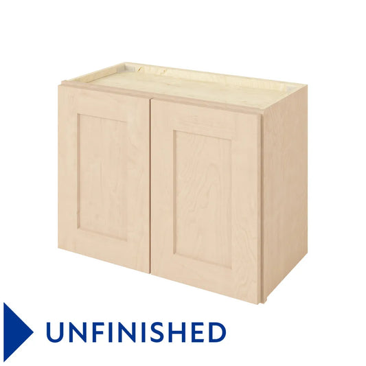 Hardware Resources: 24" x 18" Wall Cabinet, 2 Doors - Unfinished