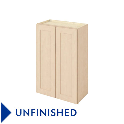 Hardware Resources: 24" x 36" Wall Cabinet, 2 Doors, 2 Shelves - Unfinished