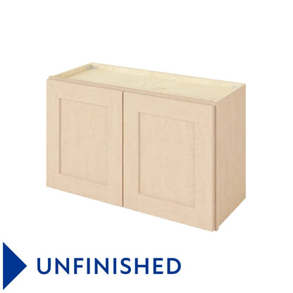 Hardware Resources: 30" x 18" Wall Cabinet, 2 Doors - Unfinished